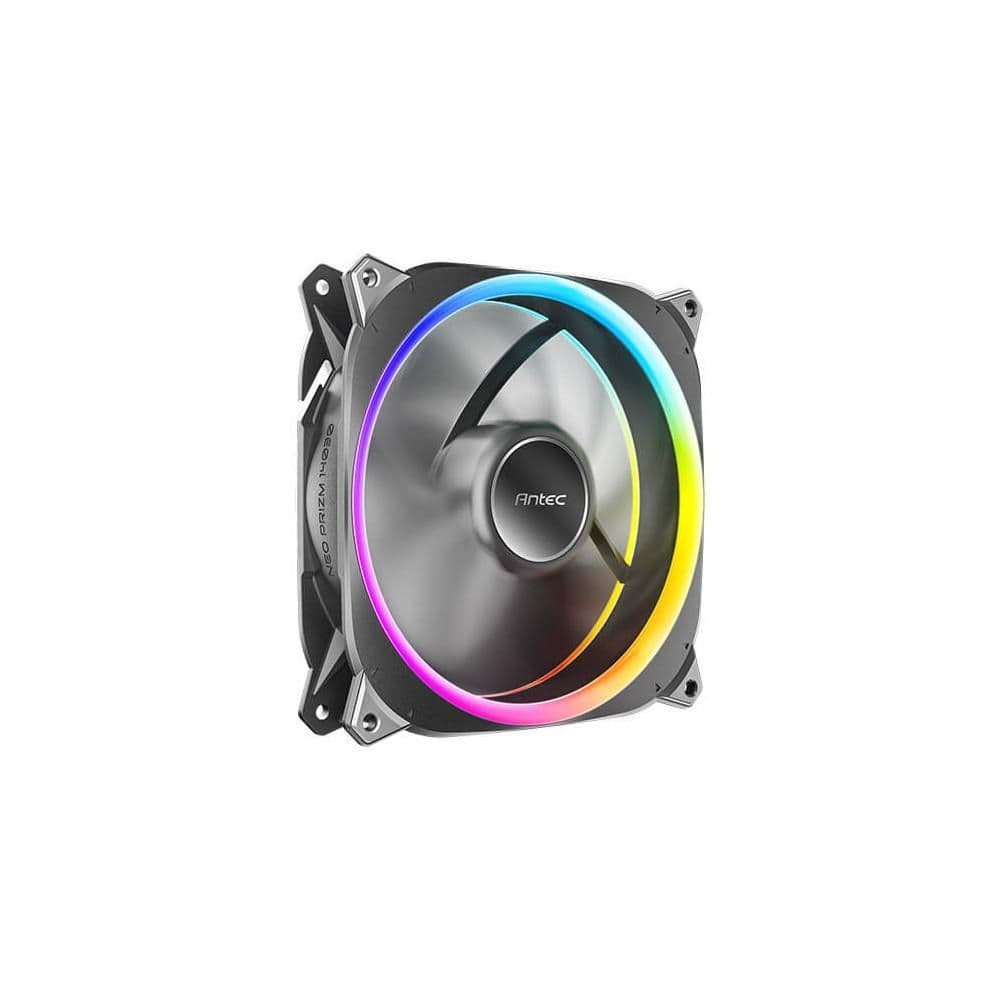 Antec Neo Prizm T3 140mm Black PWM Addressable RGB 80.52 CFM 1-Pack main image
