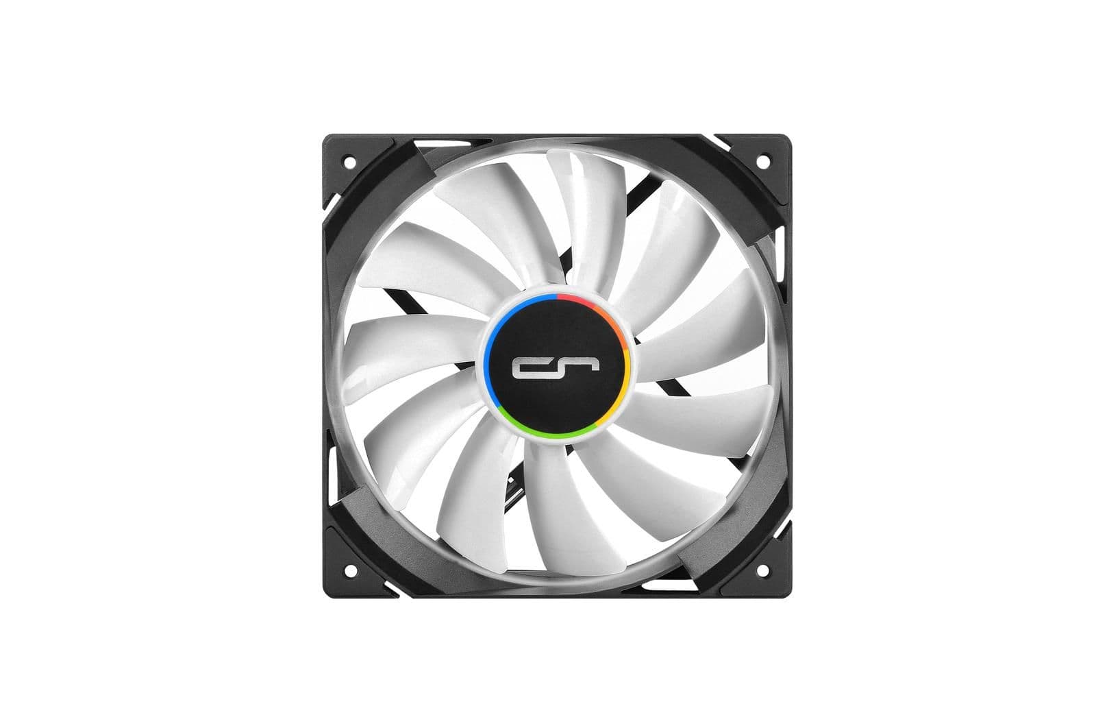 CRYORIG QF Silent 120mm Black / White 44 CFM PWM main image