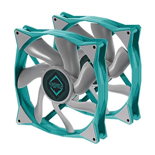Iceberg Thermal IceGALE 140mm Teal 96 CFM PWM 2-Pack main image