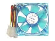 Apevia CF4S-UBL 80mm 25.64 CFM Blue image