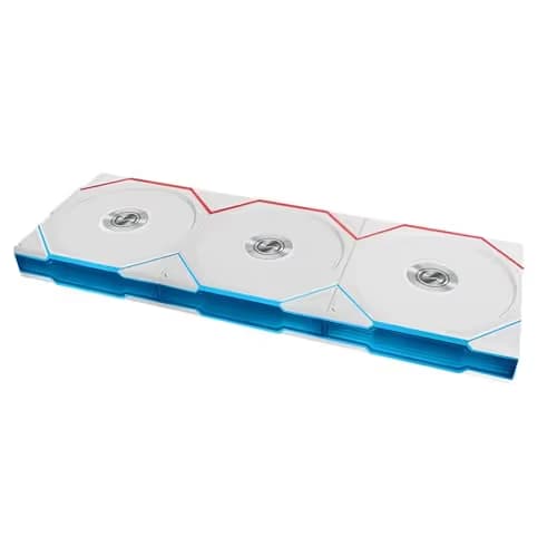 Lian Li UNI FAN TL 120mm Addressable RGB PWM Wireless 90.1 CFM White 3-Pack main image