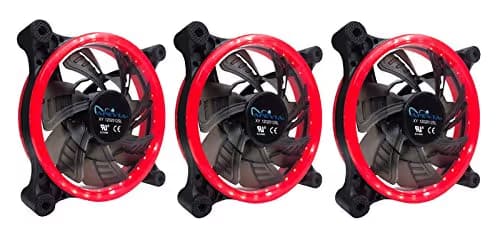 Apevia C 120mm Black/Red Red LED 3-Pack main image
