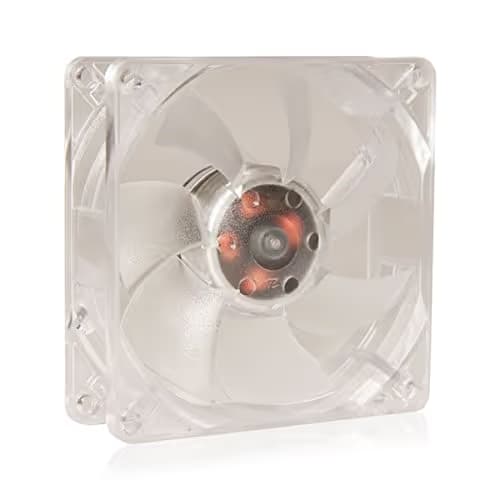 SilenX Effizio 80mm Clear Red LED 32 CFM image