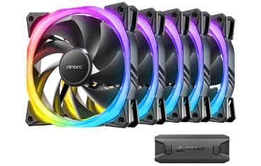 Antec Fusion 120mm Black PWM ARGB 5-Pack main image