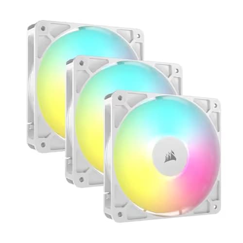 Corsair RS120 120mm White ARGB PWM 3-Pack image