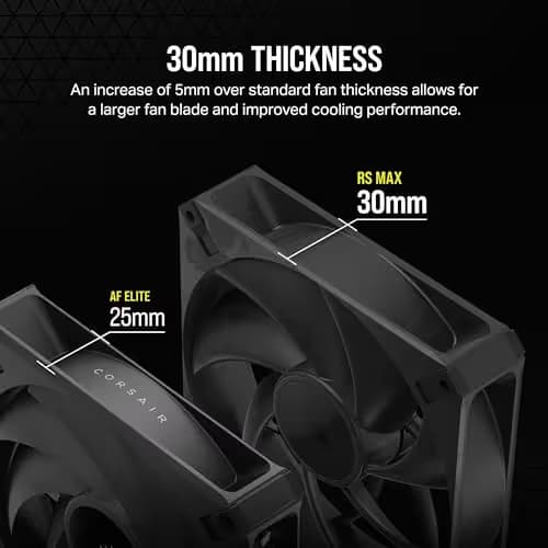 Corsair RS140 MAX 140mm Black PWM 2-Pack image