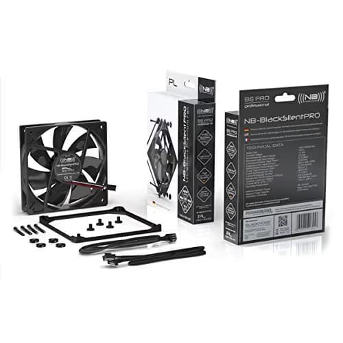 NoiseBlocker BlackSilentPro P-P 58.85 CFM 120mm Black PWM main image