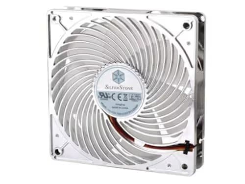 Silverstone Air Penetrator 120mm Clear Red LED 35.36 CFM 1-Pack image
