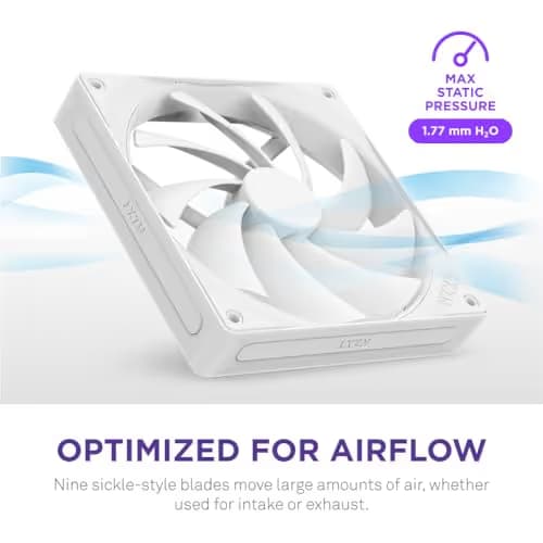 NZXT F140Q (2024) 140mm White PWM image