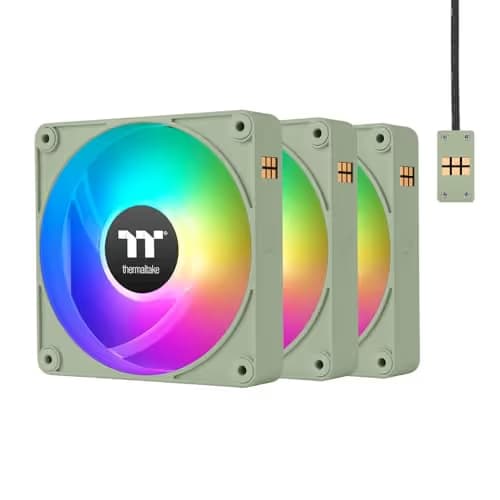 Thermaltake CT140 140mm Matcha Green PWM ARGB 3-Pack image