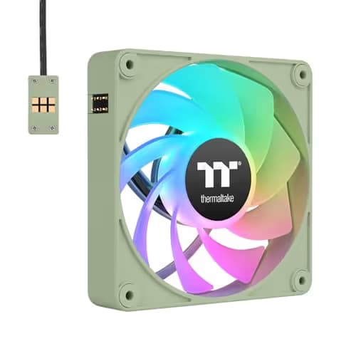 Thermaltake CT140 140mm Matcha Green PWM ARGB 3-Pack image