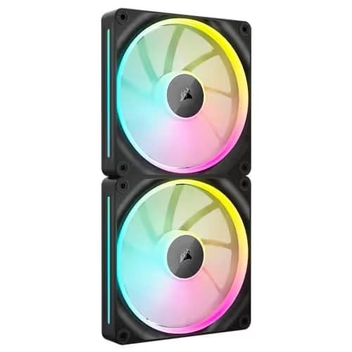 Corsair iCUE LINK LX140 140mm Black RGB PWM 84.7 CFM 2-Pack image