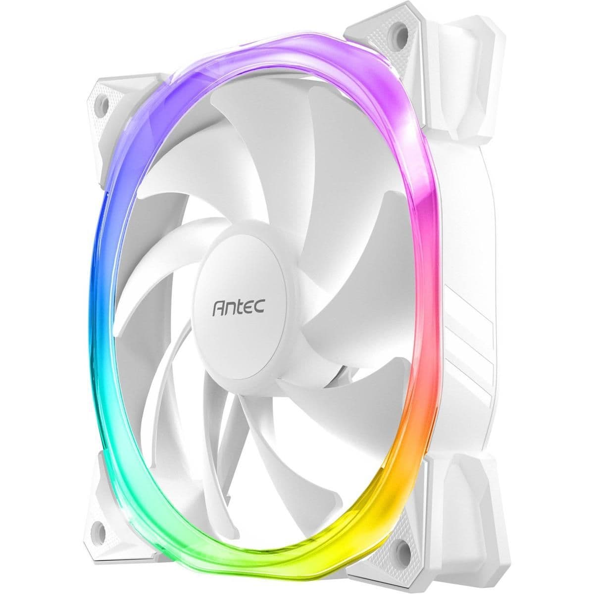 Antec Fusion 120mm White ARGB PWM 1-Pack (57.93 CFM) image