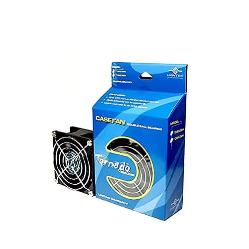 Vantec Tornado 80mm Black 84.1 CFM image