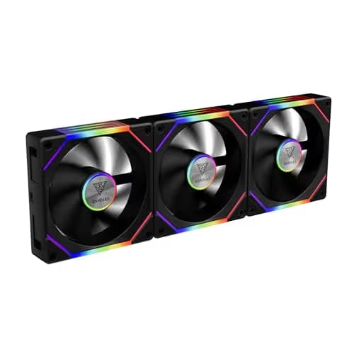 GAMDIAS AEOLUS P2 120mm Black RGB PWM 3-Pack main image