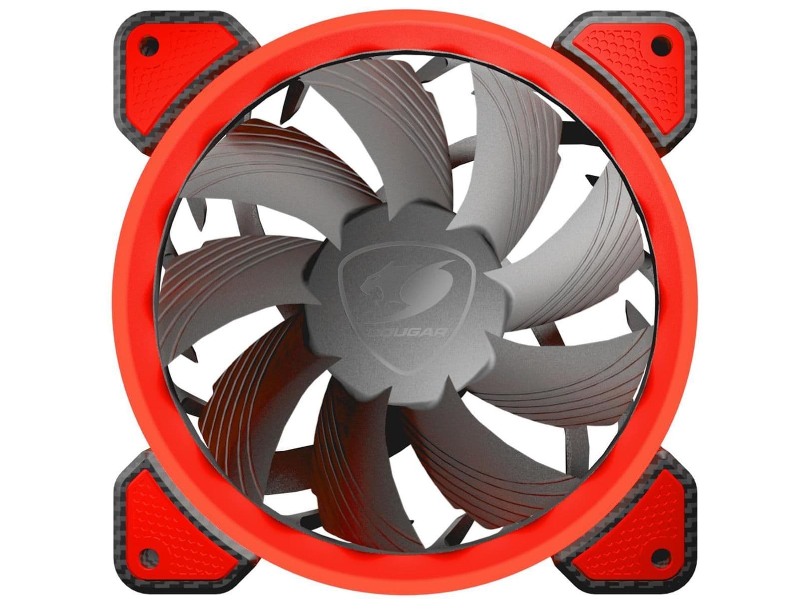 Cougar Vortex 120mm Black / Red Red LED 36.72 CFM 1-Pack main image