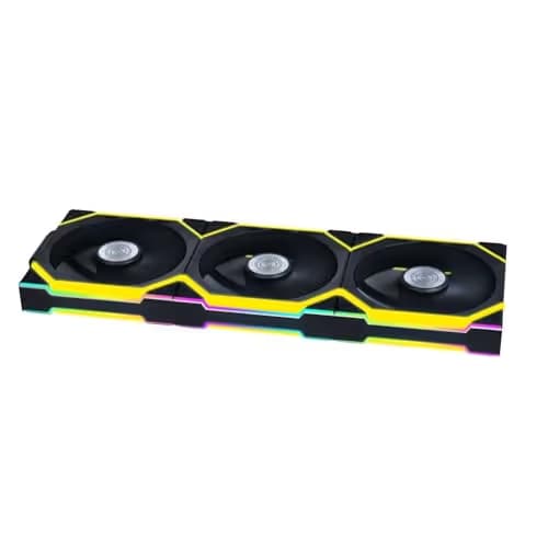 Lian Li UNI FAN SL 120mm Black PWM Addressable RGB Wireless 3-Pack image