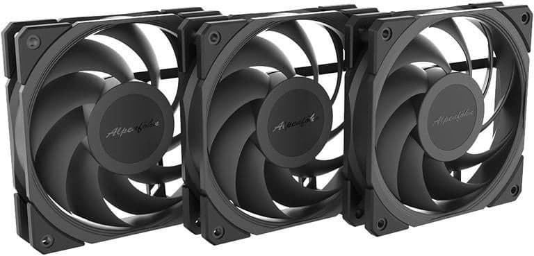 Alpenföhn JetStream 120mm Black PWM 55.326 CFM 3-Pack main image