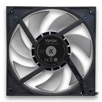 EK Vardar F1 140mm Black/Gray PWM 64 CFM main image