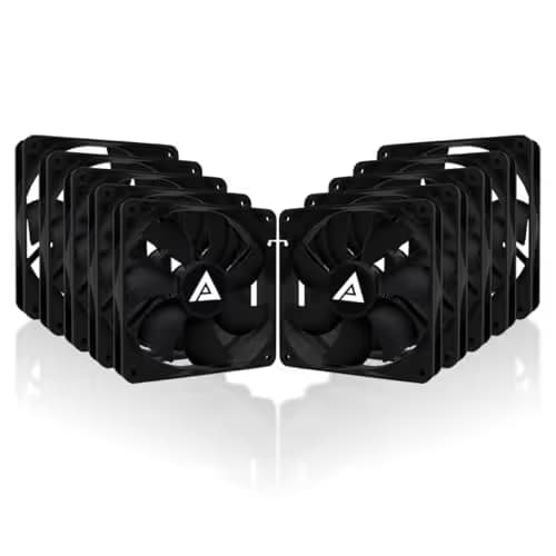 Apevia 12S 120mm Black 57.67 CFM 10-Pack image