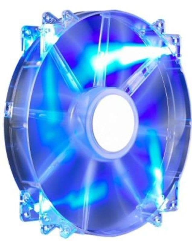Cooler Master Megaflow 200mm Clear Blue LED 110 CFM main image