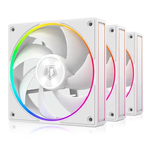 ID-COOLING AF-127-ARGB-W Trio 120mm PWM White Pack of 3 image