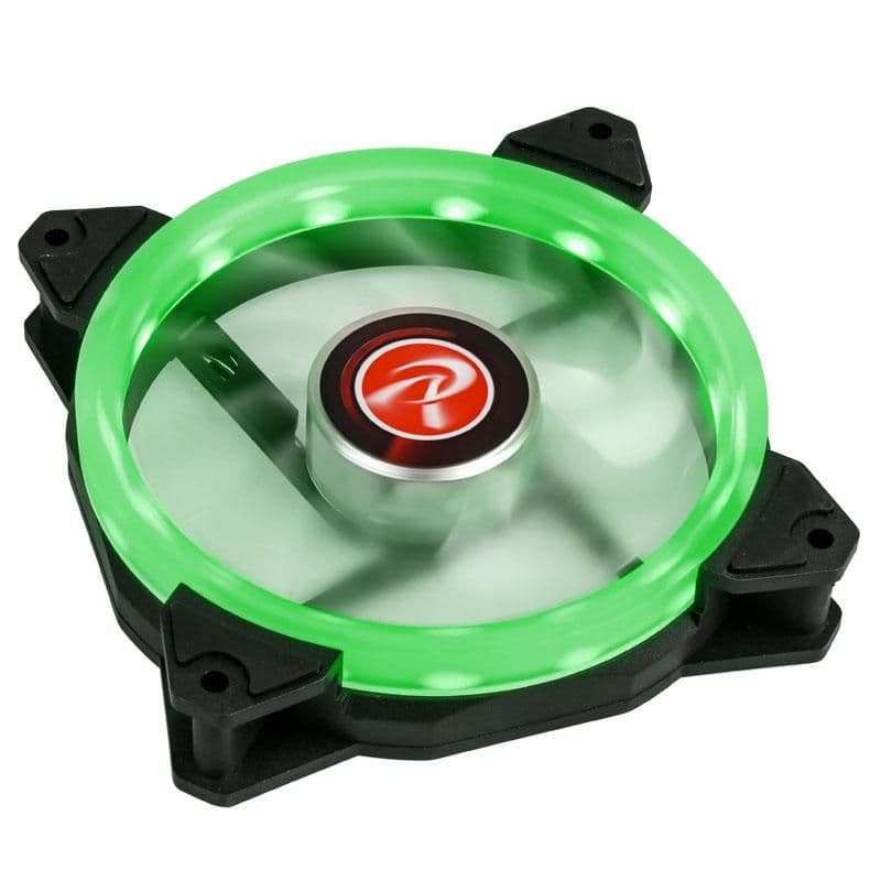 RAIJINTEK Iris 120mm Green PWM 42.17 CFM 1-Pack main image