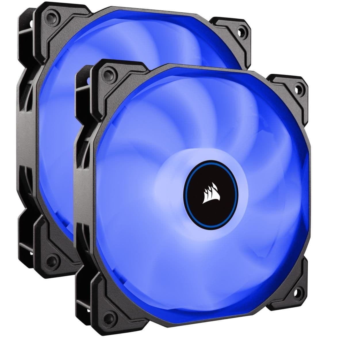 Corsair AF140 (2018) 140mm Black / White Blue 62 CFM 2-Pack main image