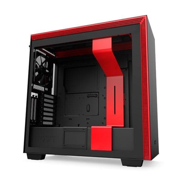 NZXT H710i ATX Mid Tower Black / Red with Tempered Glass Side Panel and USB 3.2 Gen 2 Type-CUSB 3.2 Gen 1 Type-A main image