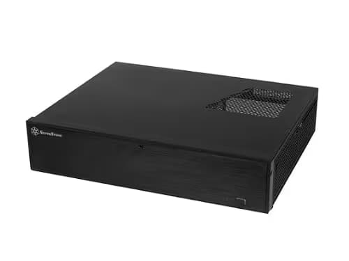 Silverstone ML04B HTPC Black with USB 3.2 Gen 1 Type-A main image