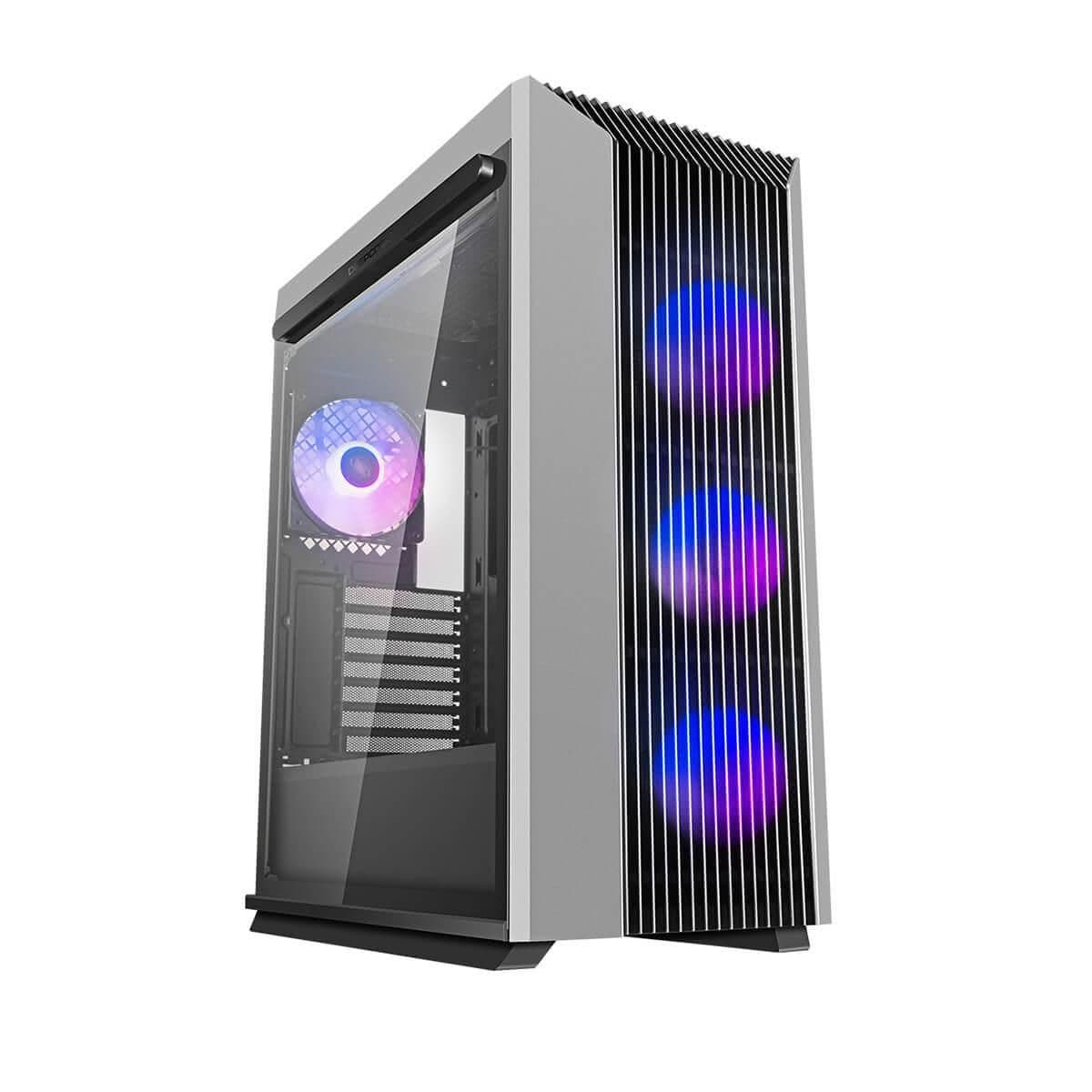 Deepcool CL500 4F ATX Mid Tower Black / Gray Tempered Glass Side Panel main image