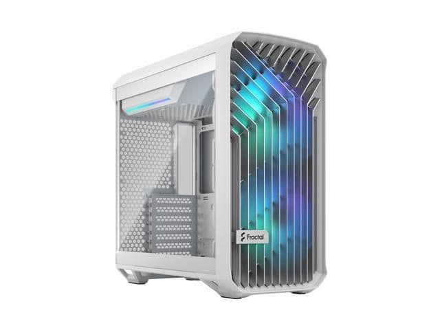 Fractal Design Torrent Compact RGB ATX Mid Tower White Tempered Glass Side Panel main image