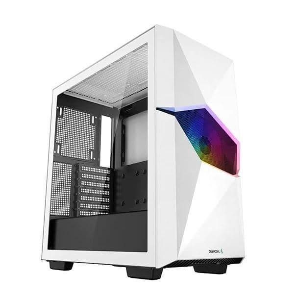 Deepcool CYCLOPS ATX Mid Tower White Tempered Glass image