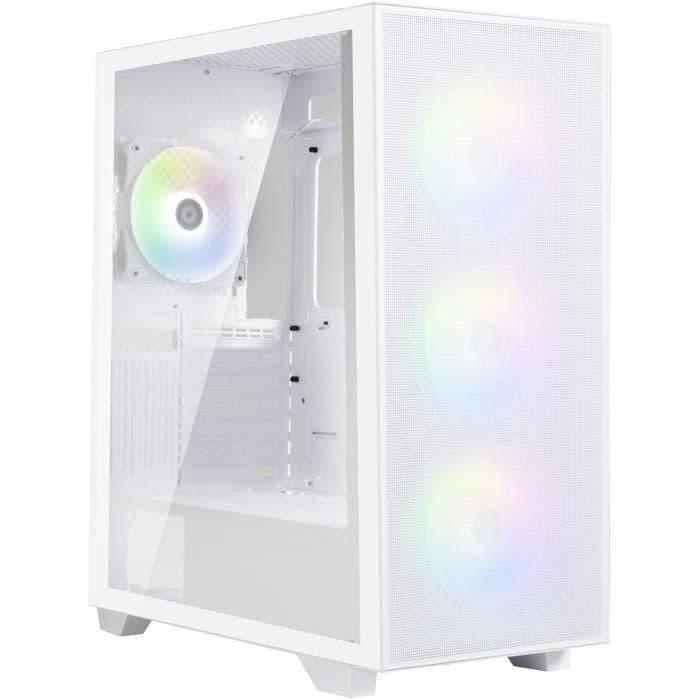BitFenix FLOW ATX Mid Tower White Tempered Glass image