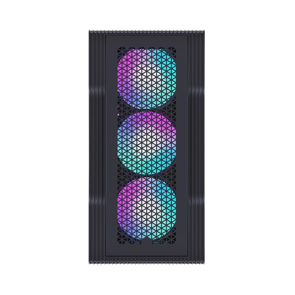 1STPLAYER T3 Micro ATX Mid Tower Black with Tempered Glass Side Panel and USB 3.2 Gen 1 Type-A USB 2.0 Type-A main image