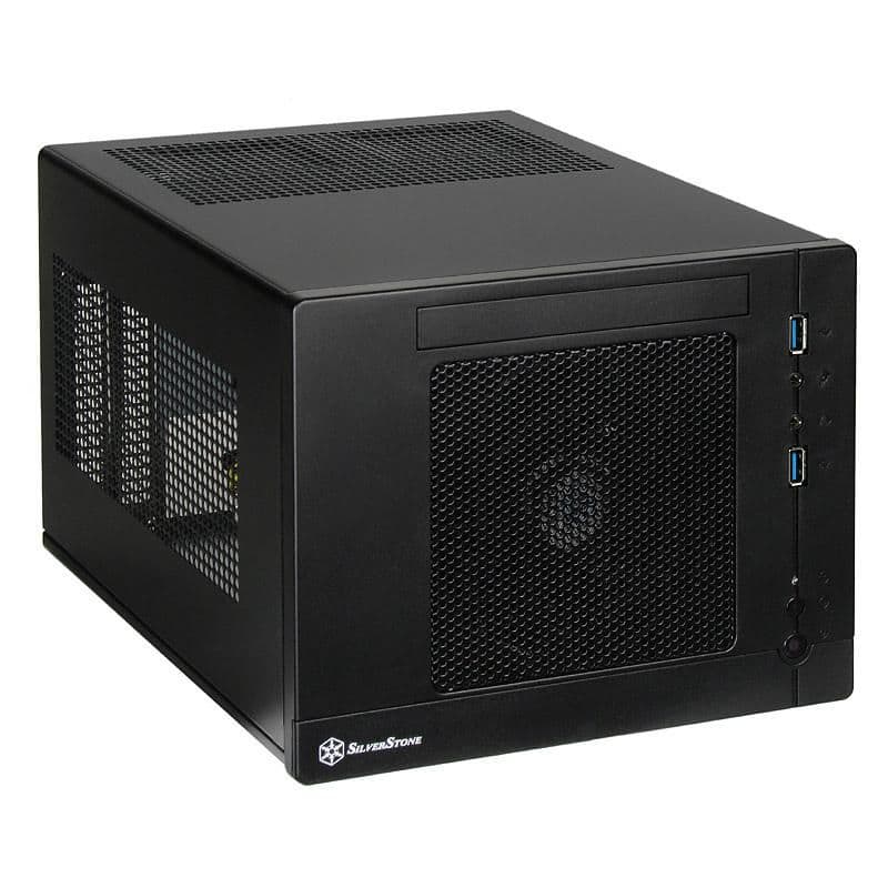 Silverstone SG05-LITE Mini-ITX Desktop Black w/450 W Power Supply main image