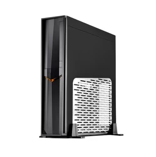 Silverstone RVZ02B HTPC Black / Clear Acrylic Side Panel, USB 3.2 Gen 1 Type-A Front Panel main image