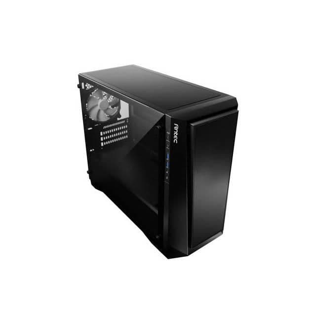 Antec P6 Micro ATX Mid Tower Black with Tempered Glass Side Panel and USB 3.2 Gen 1 Type-A Front Panel main image