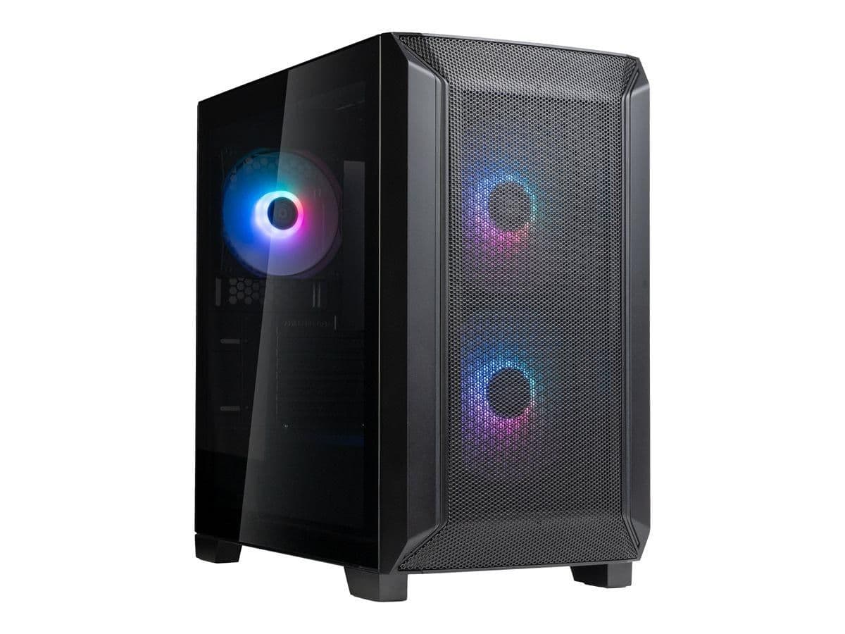 Silverstone FARA 312X Micro ATX Mini Tower Black Tempered Glass Side Panel image