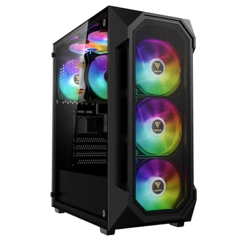 GAMDIAS AURA GC1 ELITE ATX Mid Tower Black with Tempered Glass Side Panel main image