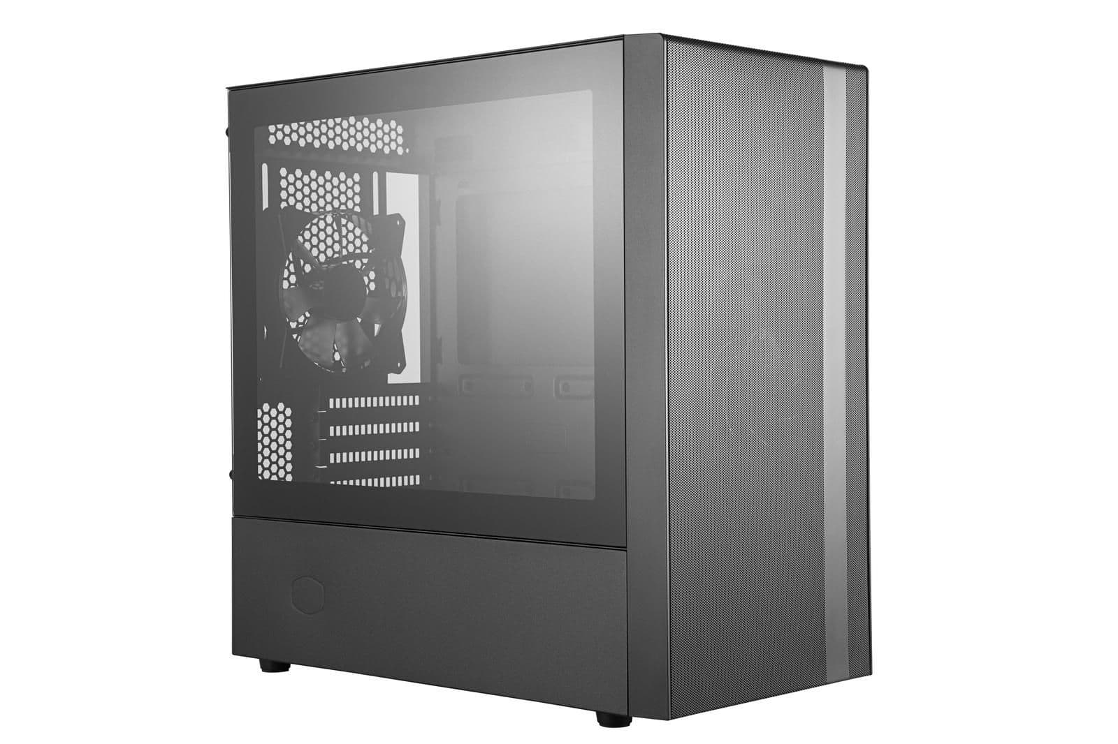 Cooler Master MasterBox NR400 (w/o ODD) Micro ATX Mid Tower Black with Tempered Glass Side Panel and USB 3.2 Gen 1 Type-A main image