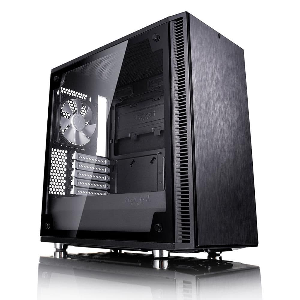Fractal Design Define Mini C TG Micro ATX Mid Tower Black with Tempered Glass Side Panel main image