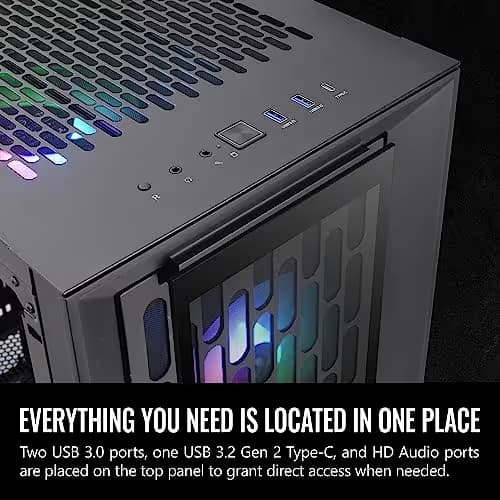 Thermaltake CTE T500 ATX Full Tower Black Tempered Glass USB 3.2 Gen 2 Type-C USB 3.2 Gen 1 Type-A image
