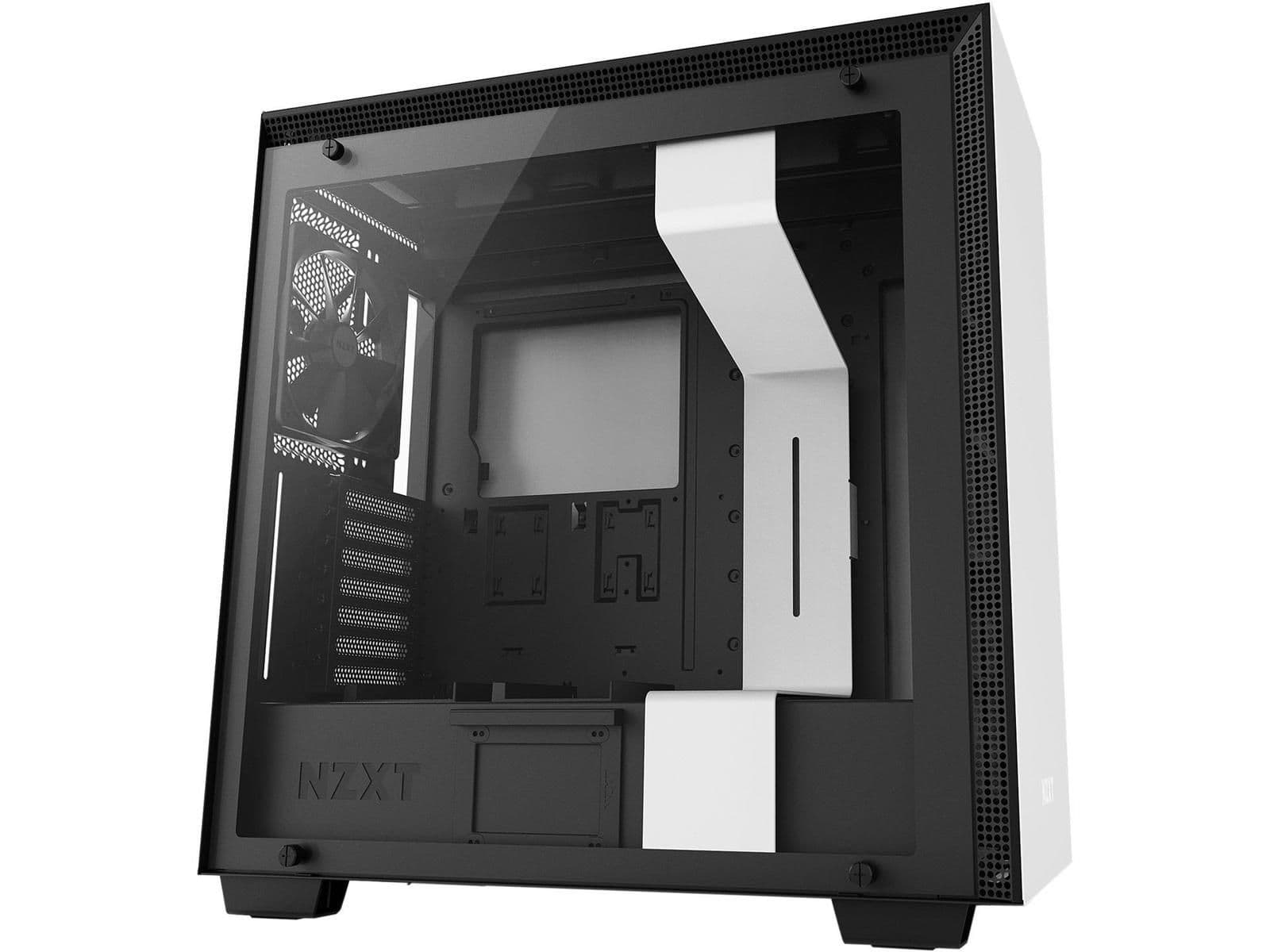 NZXT H700 ATX Mid Tower White Tempered Glass Side Panel main image