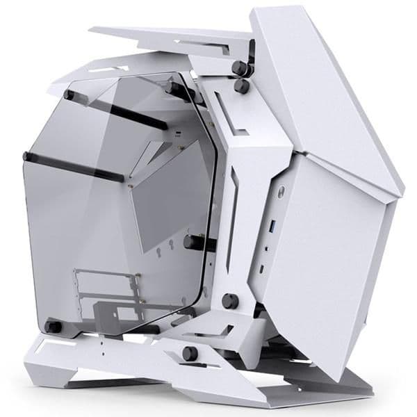 Jonsbo MOD-3 Mini MicroATX Mid Tower White Tempered Glass Side Panel image