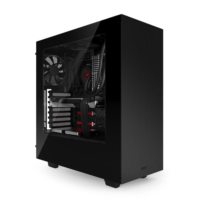 NZXT S340 ATX Mid Tower Black Acrylic Side Panel main image