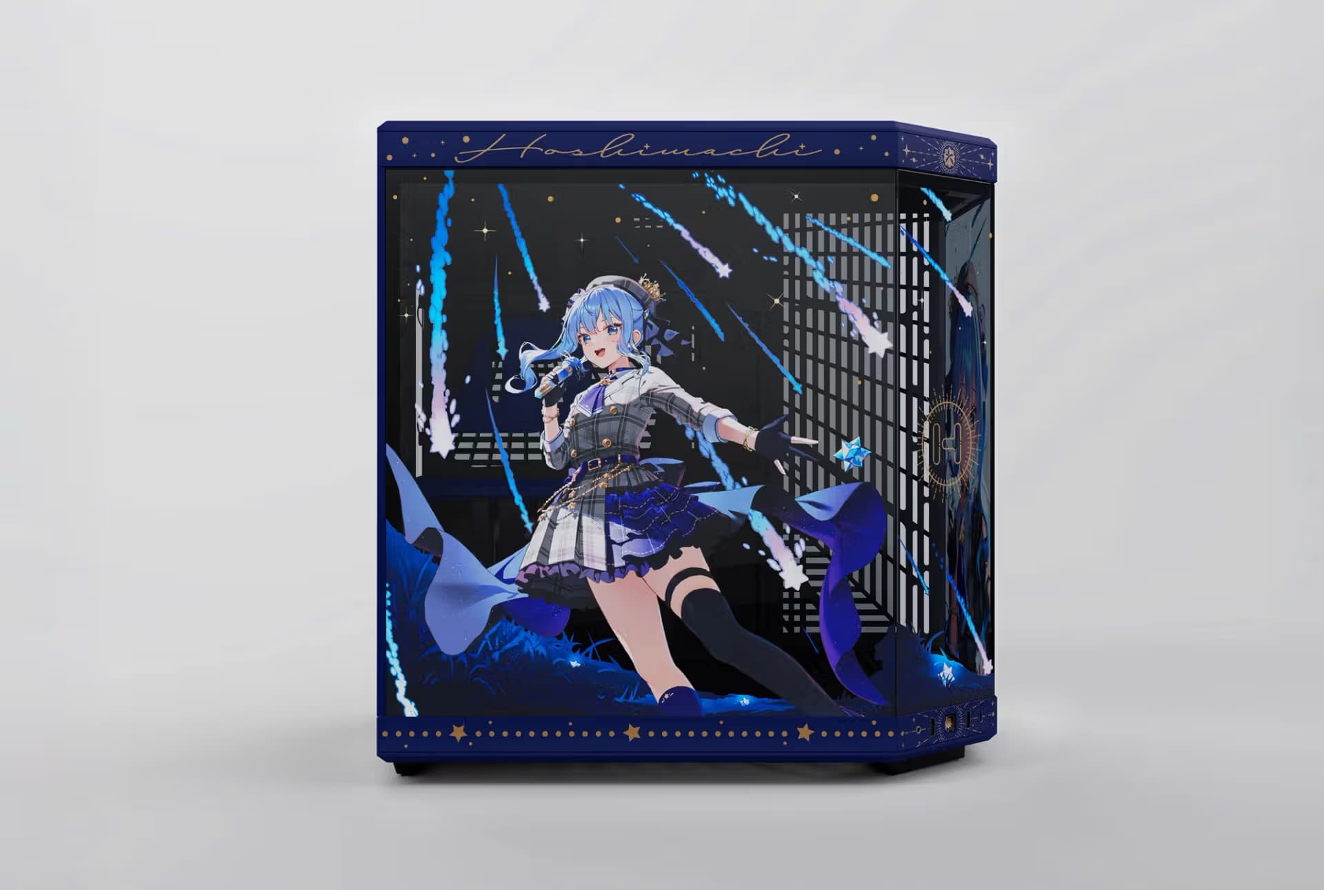 HYTE Y70 Silver Wolf ATX Mid Tower Black / Purple with Tempered Glass Side Panel and USB 3.2 Gen 2 Type-C, USB 3.2 Gen 1 Type-A image