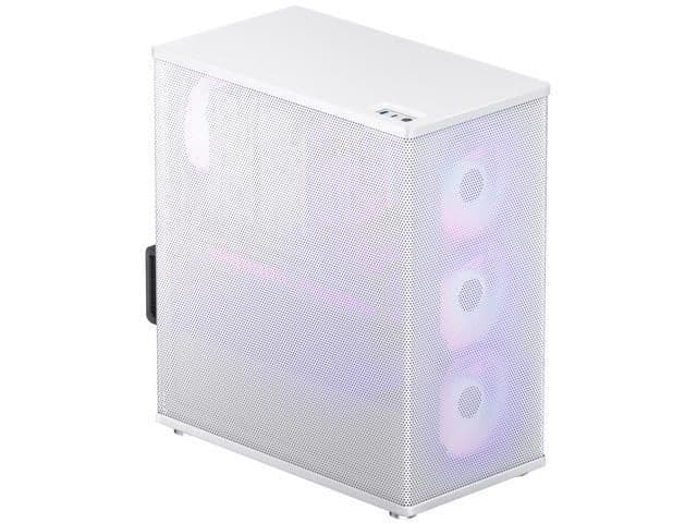 Jonsbo VR4 ATX Mid Tower White Mesh Side Panel image