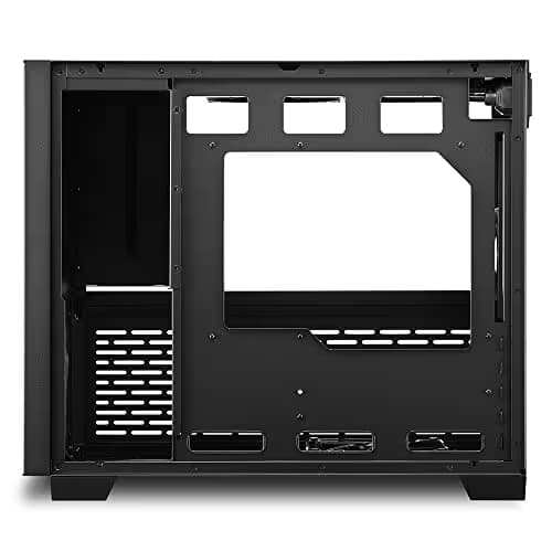 SHARKOON MS-Y1000 Micro ATX Mid Tower Black Tempered Glass image