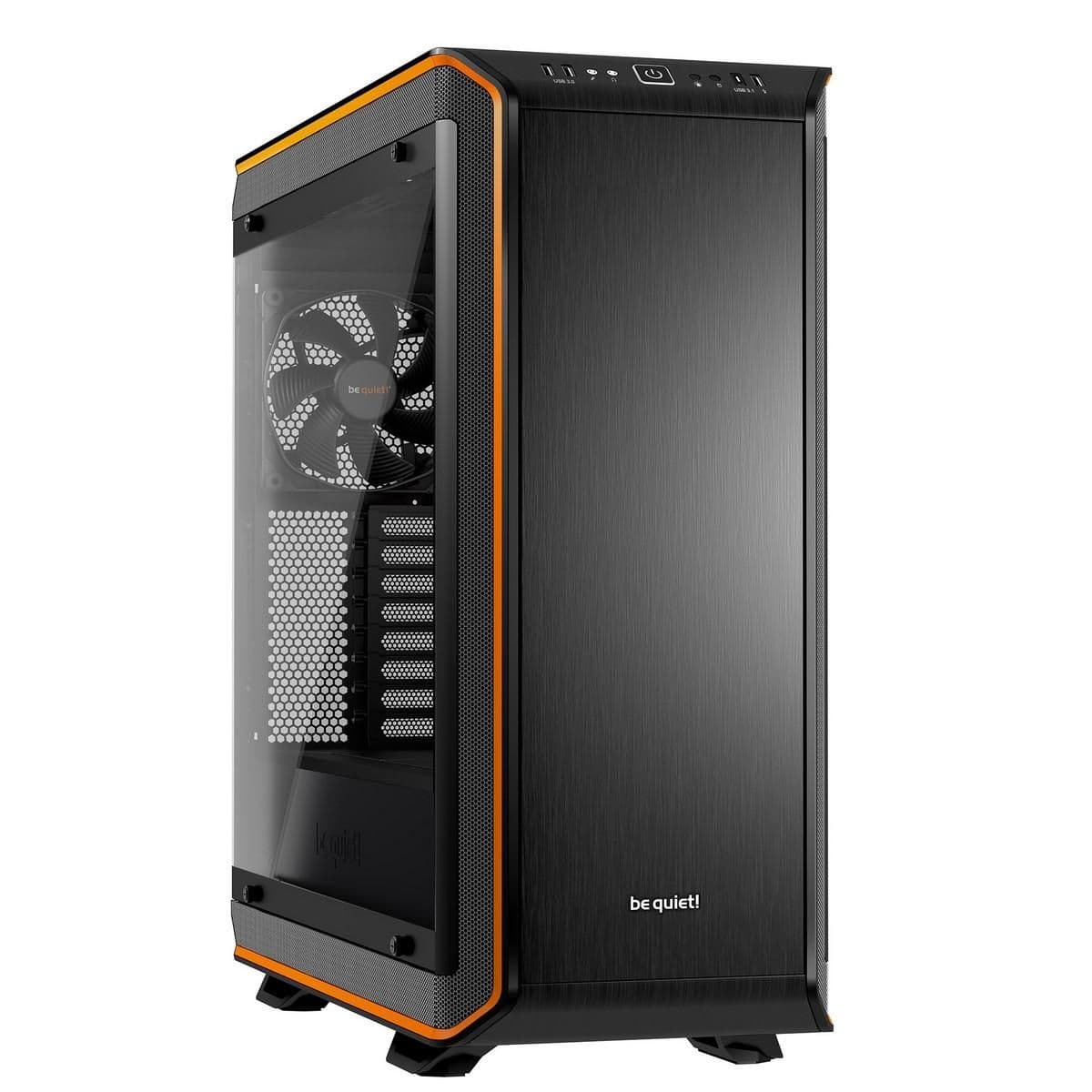 be quiet! Dark Base Pro 900 Rev. 2 ATX Full Tower Black / Orange Tempered Glass Side Panel main image